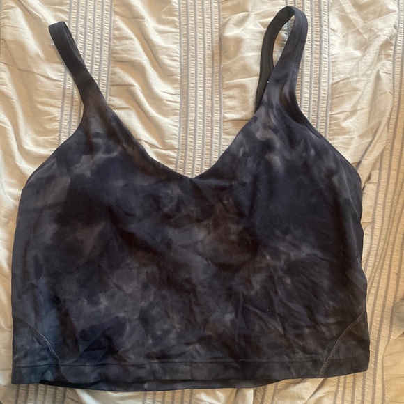 Gray tie dye Lululemon align tank top - Picture 1 of 1